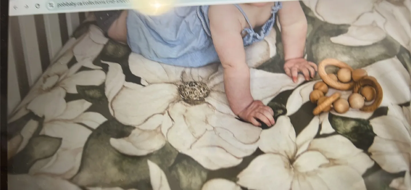 Fitted for play pan Sheet Floral thumbnail