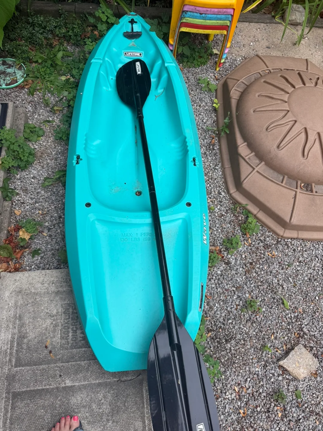 Lifetime Wave Youth Kayak with Paddle thumbnail