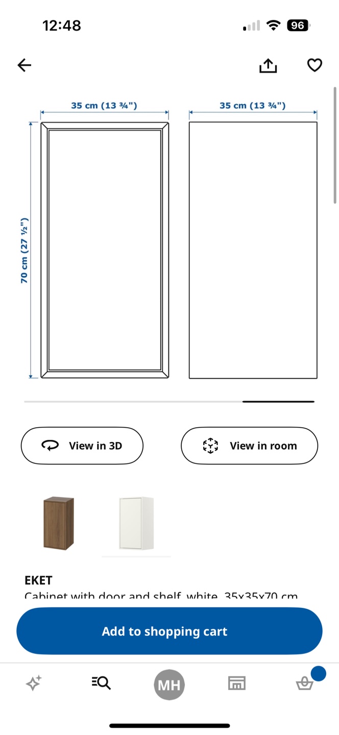IKEA EKET Cabinet, Grey - photo 5