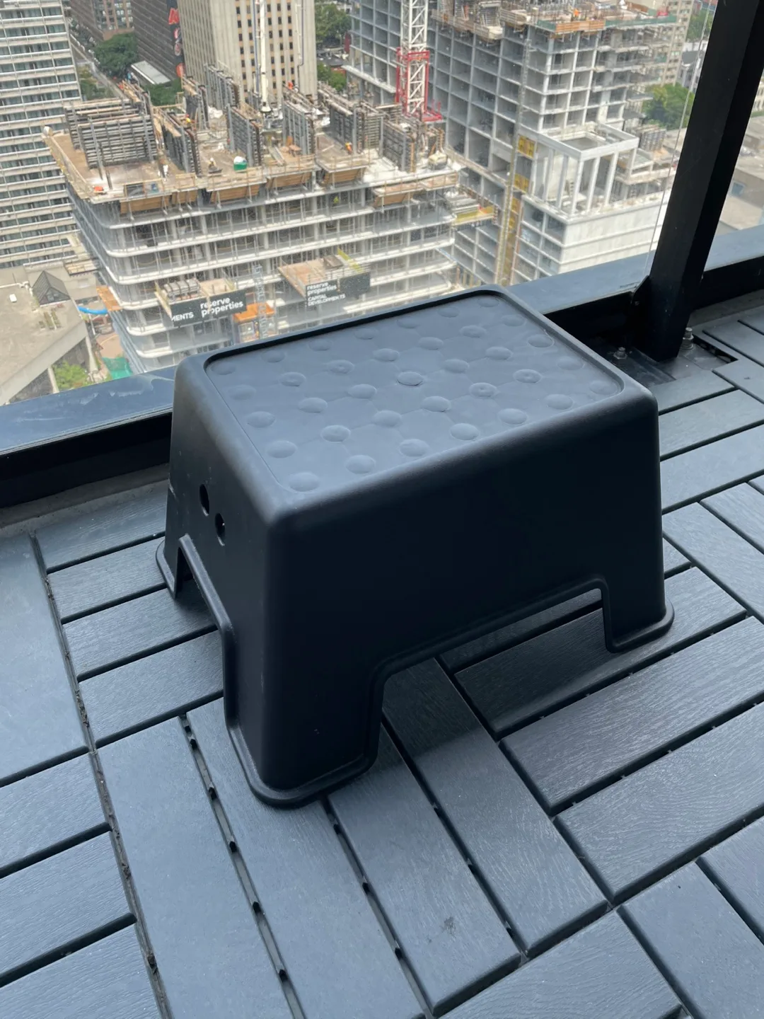 Ikea Black Step Stool thumbnail