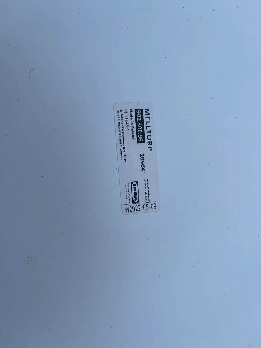 IKEA Melltorp White Dining Table image indicator(4)