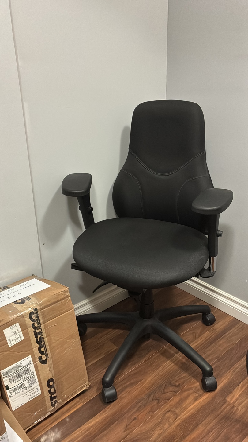 Black Office Chair Rolling Chair