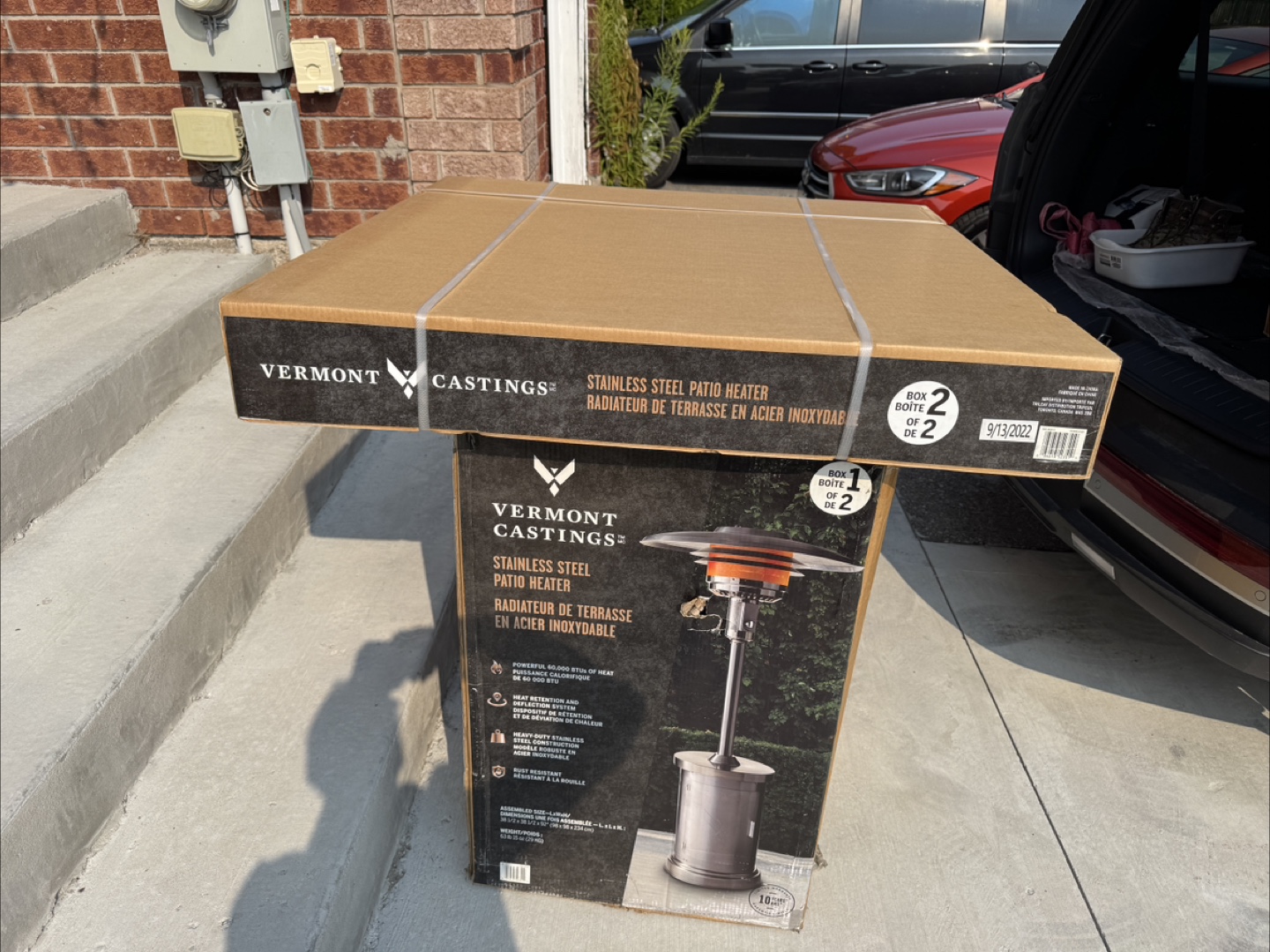Vermont Castings Stainless Steel Patio Heater - NEW