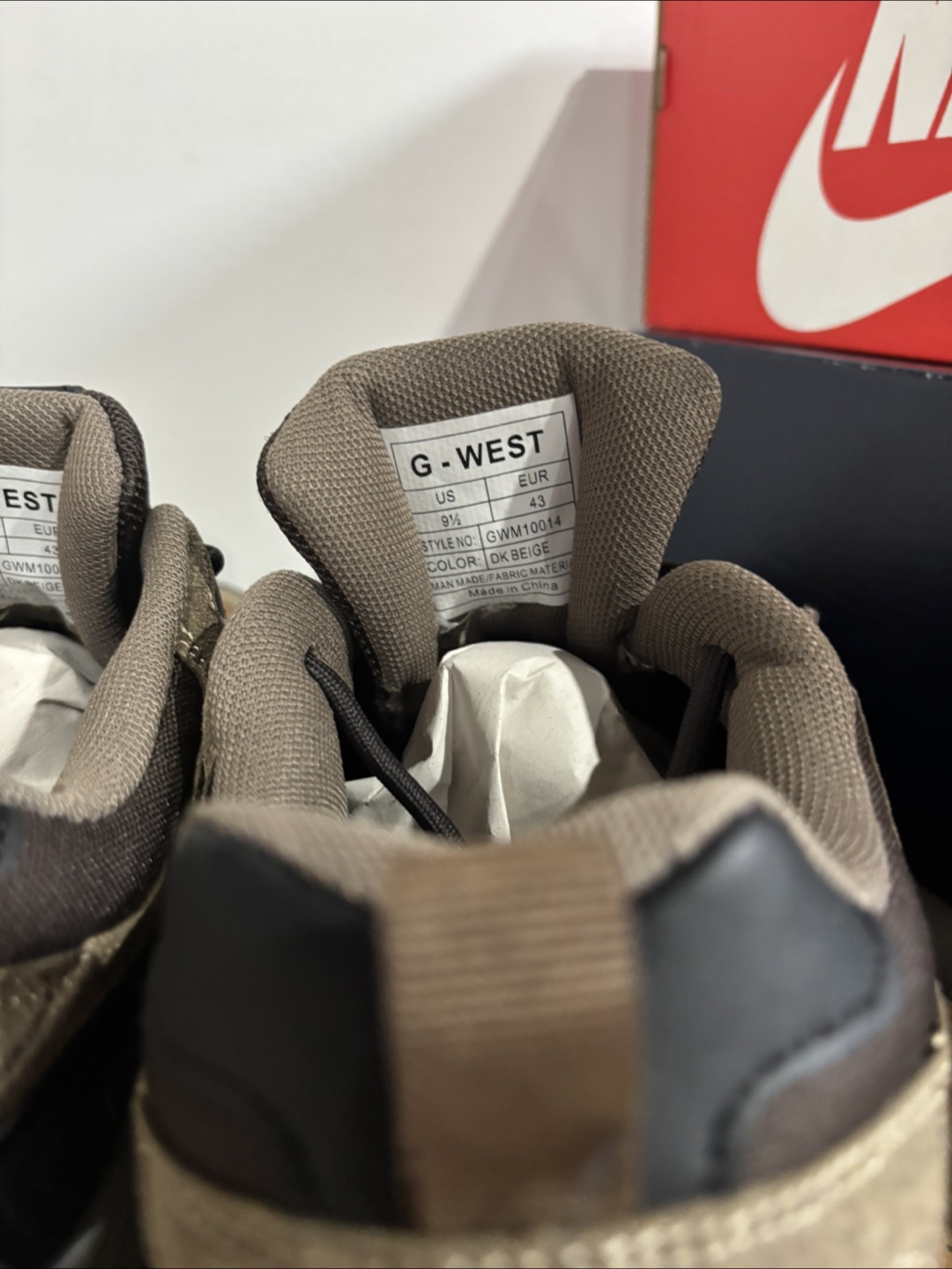 G-West Hiking Shoes US 9.5 Beige/Brown - photo 3