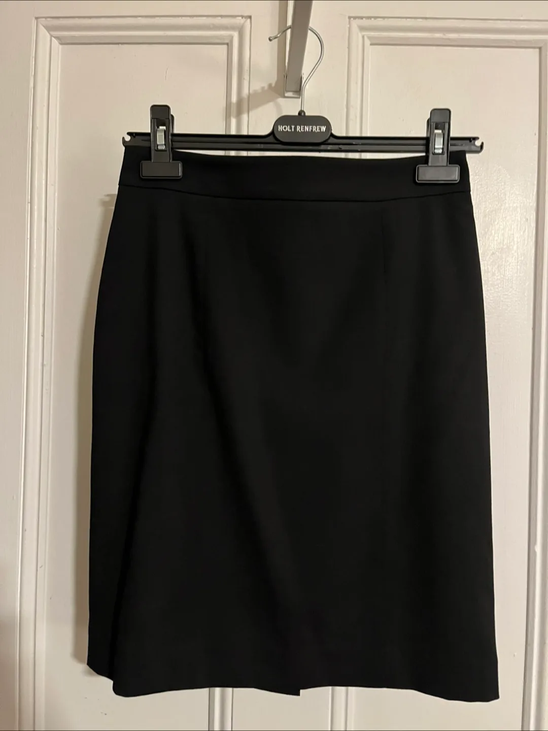 Club Monaco Tropical Wool Black Pencil Skirt Women’s 4-6 thumbnail