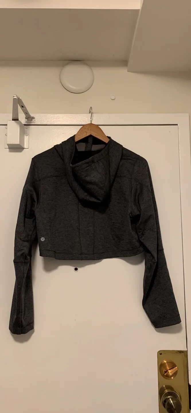 Lululemon Cropped Hoodie, Size 6 image indicator(3)