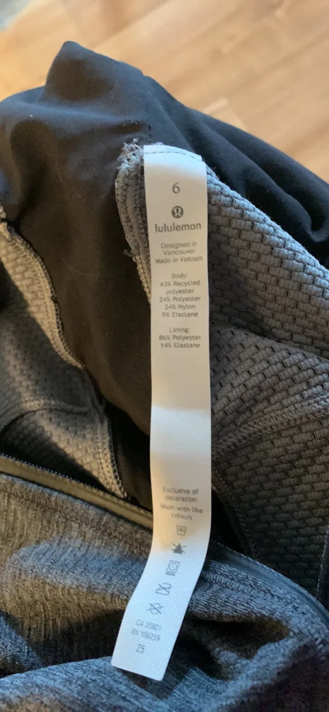 Lululemon Cropped Hoodie, Size 6 image indicator(2)