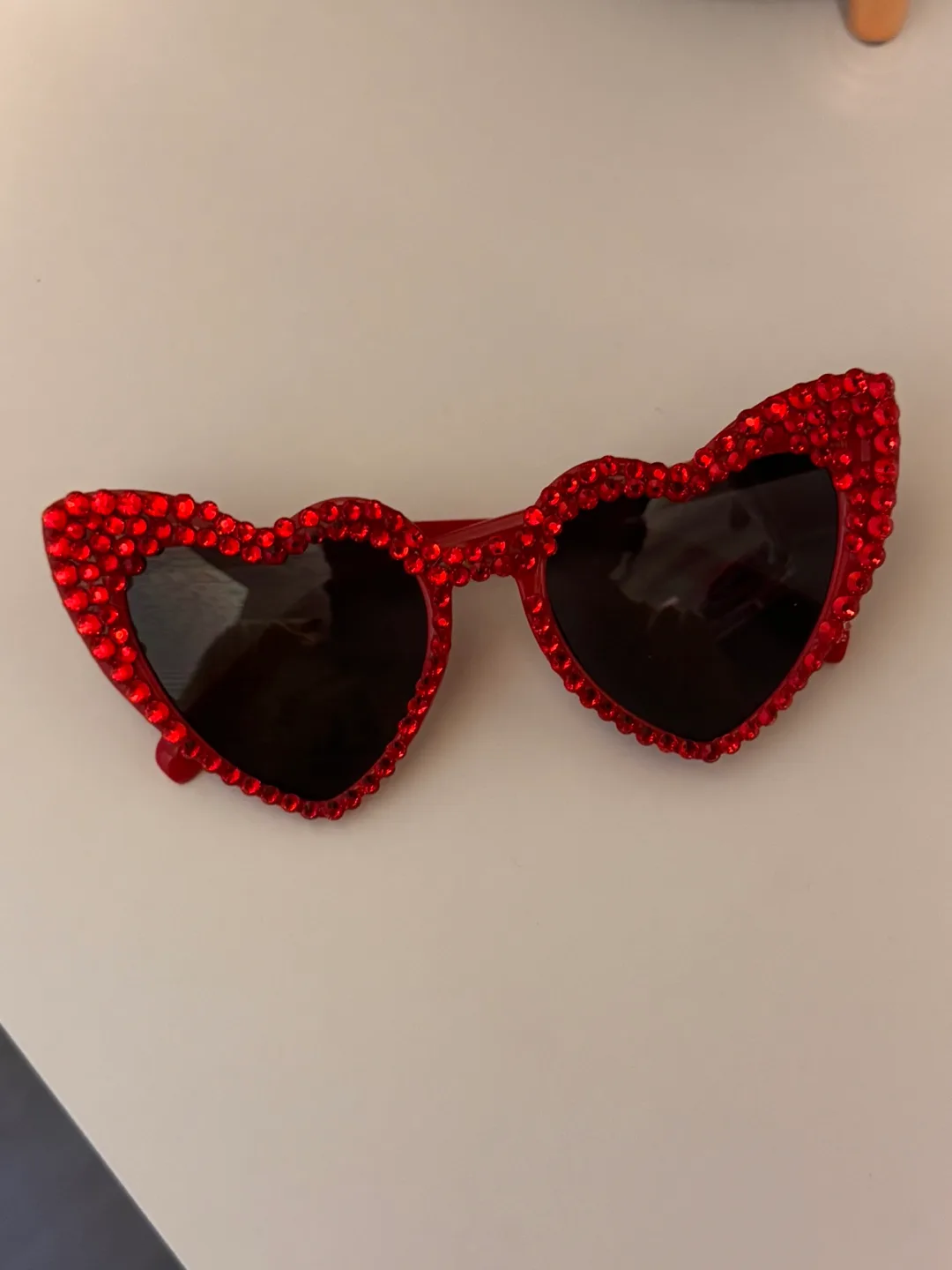 Red Heart Rhinestone Sunglasses thumbnail