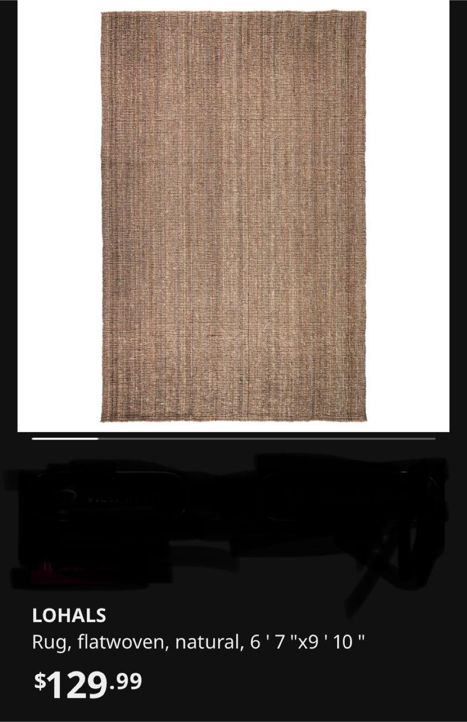 Area Rug and Runner - Jute Natural Fibers - photo 2