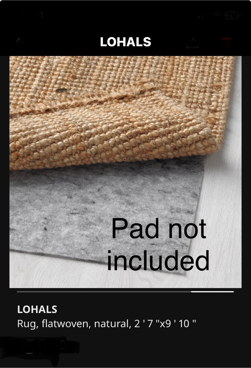 Area Rug and Runner - Jute Natural Fibers - photo 4