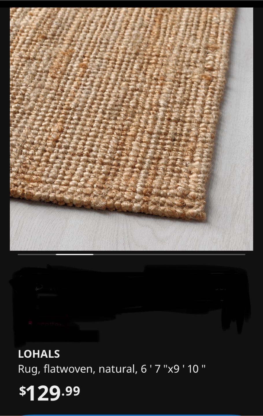 Area Rug and Runner - Jute Natural Fibers