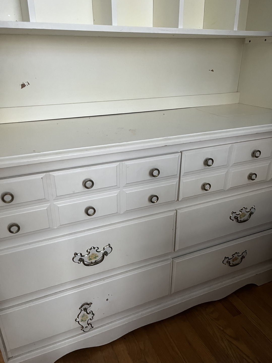 White Dresser with Hutch - photo 3