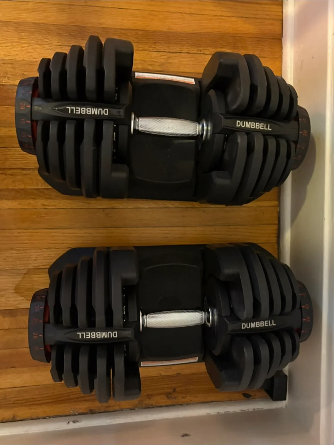 Adjustable dumbbells 10-90 pounds thumbnail
