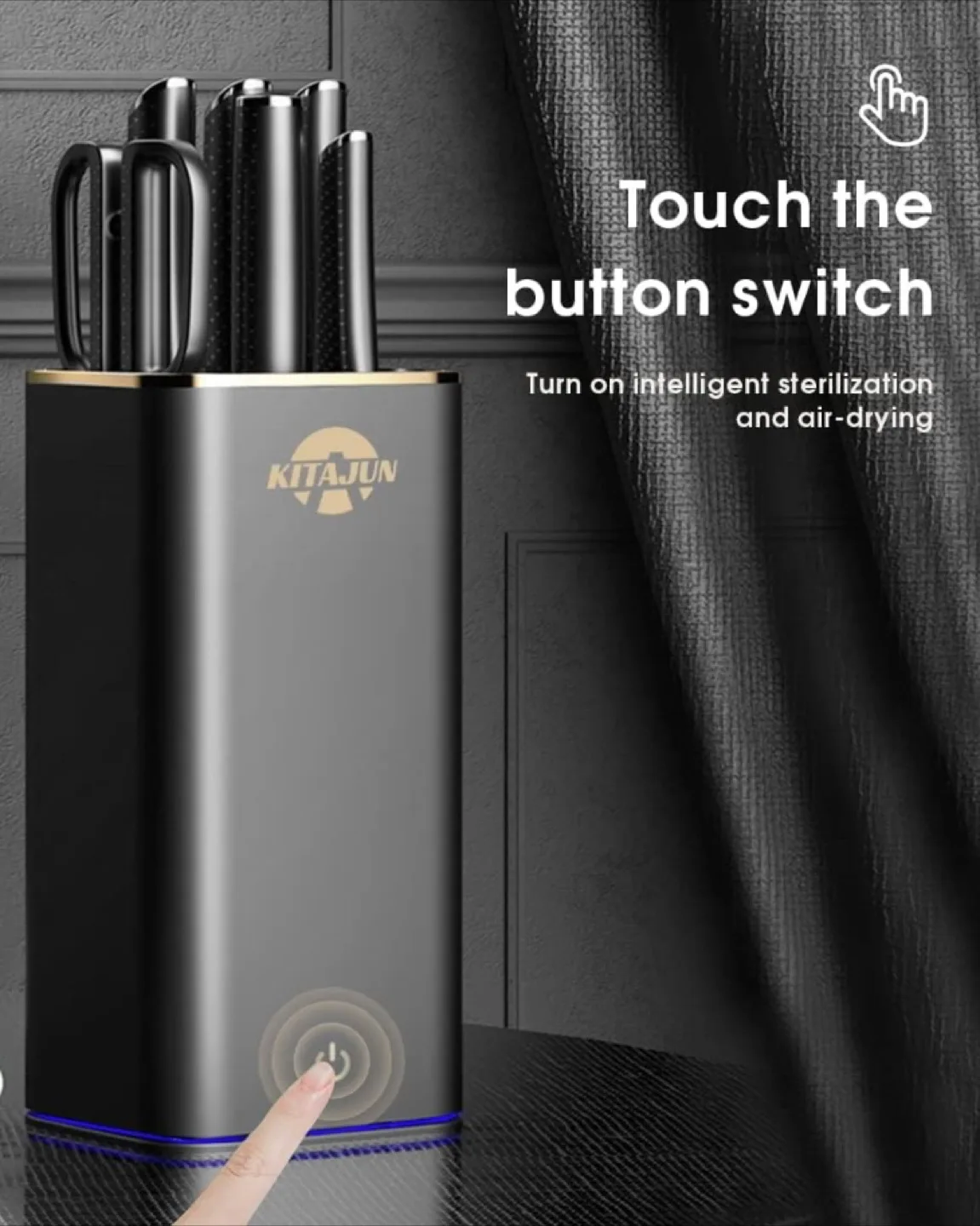 KITAJUN Knife Set - Black image indicator(6)