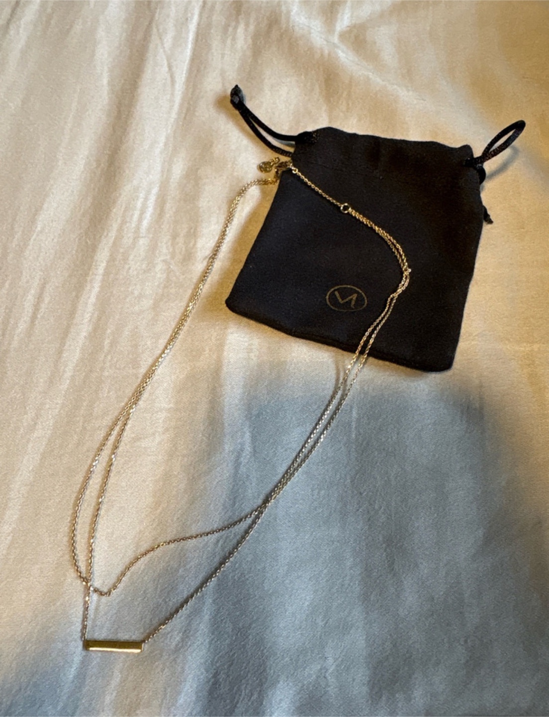 Mejuri Layered Bar Necklace - Gold Vermeil - photo 2