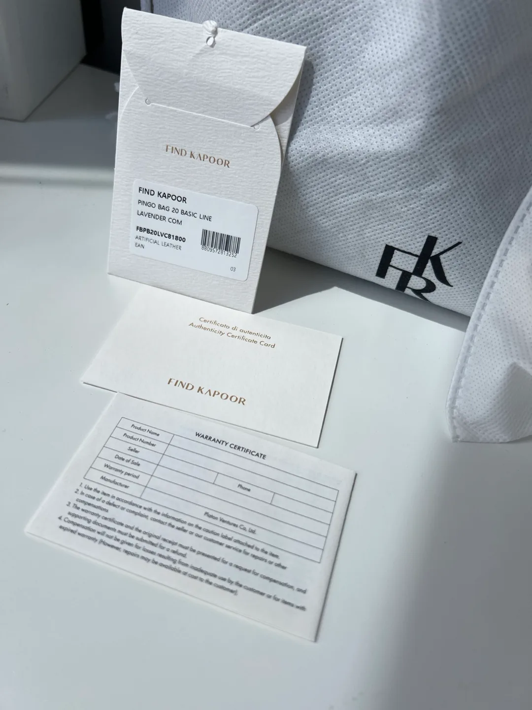 Find Kapoor Pingo Bag - White/Grey image indicator(9)