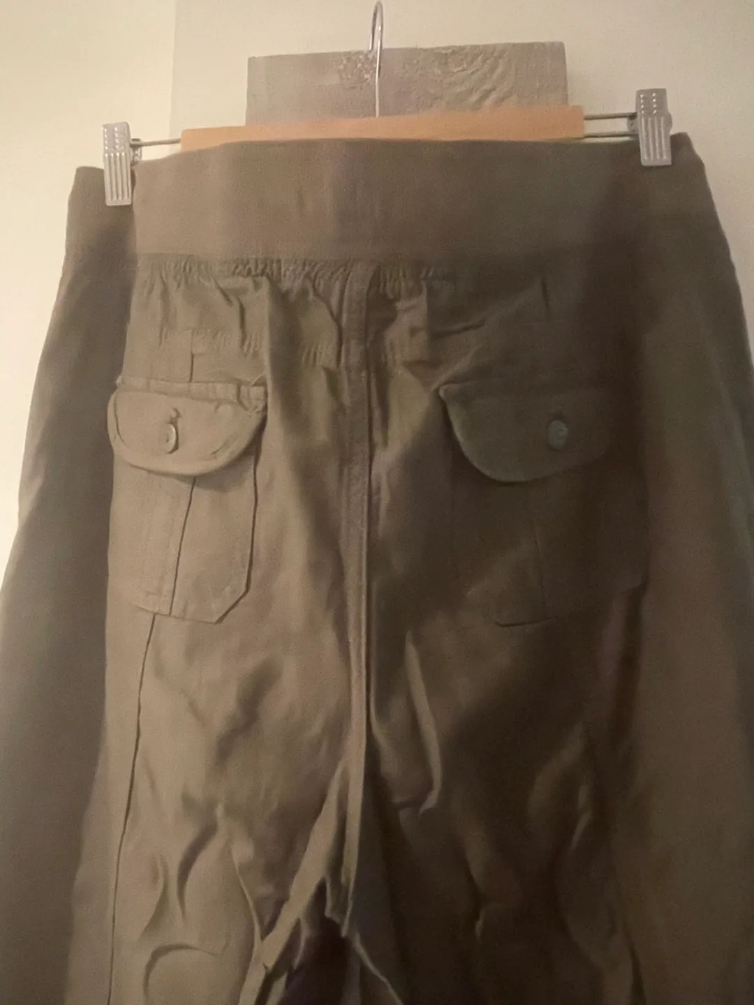 Tommy Hilfiger Olive Green Cargo Pants - Size L image indicator(7)