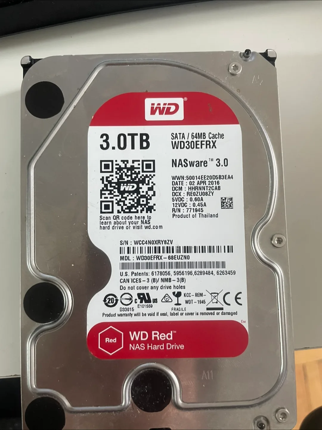 WD Red 3.0TB NAS Hard Drive WD30EFRX thumbnail