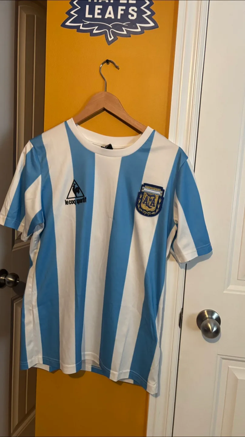 Le Coq Sportif Argentina Maradona #10 Jersey thumbnail