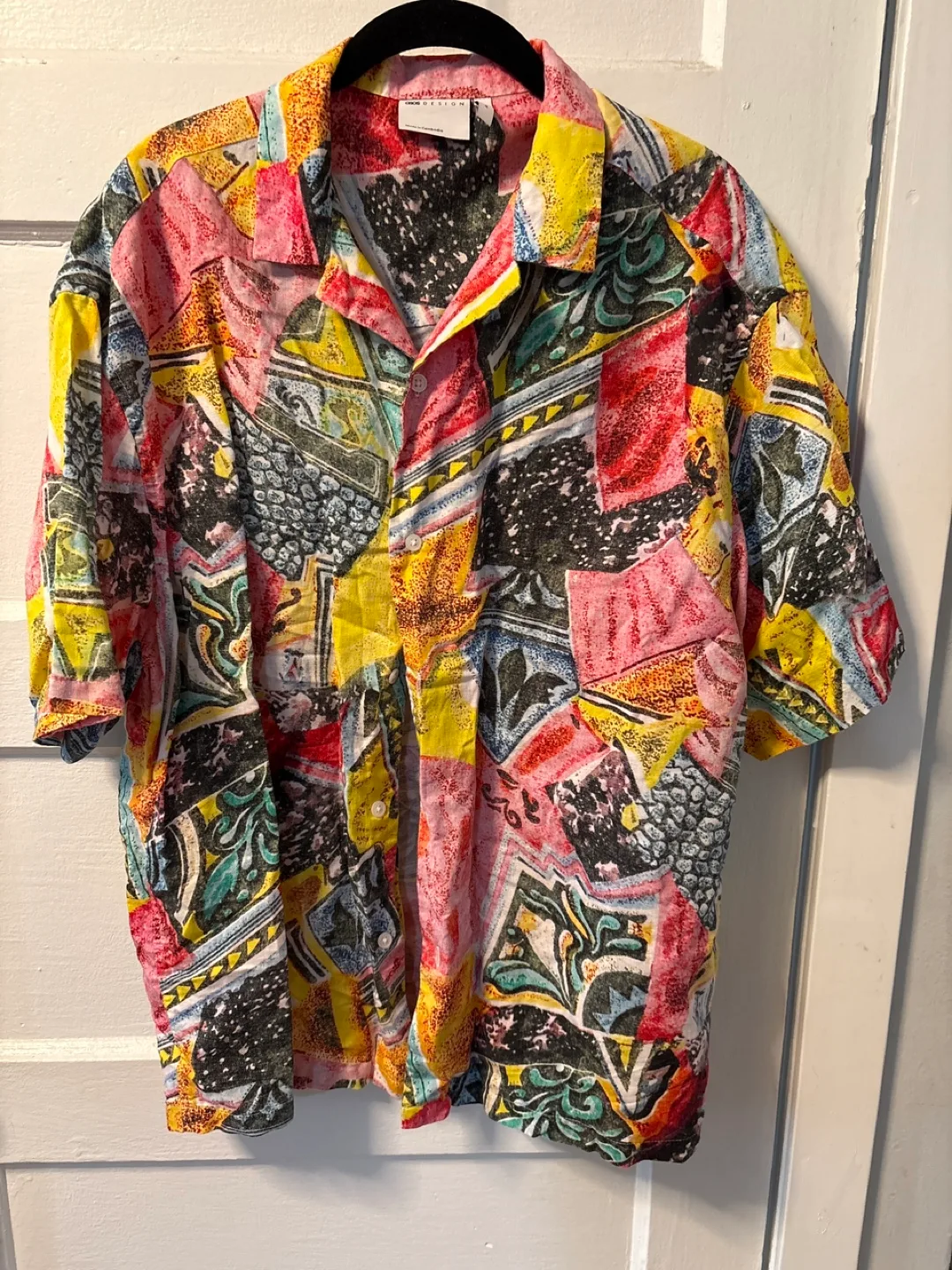 🧡ASOS Design Multicolor Patterned Shirt - Size M thumbnail