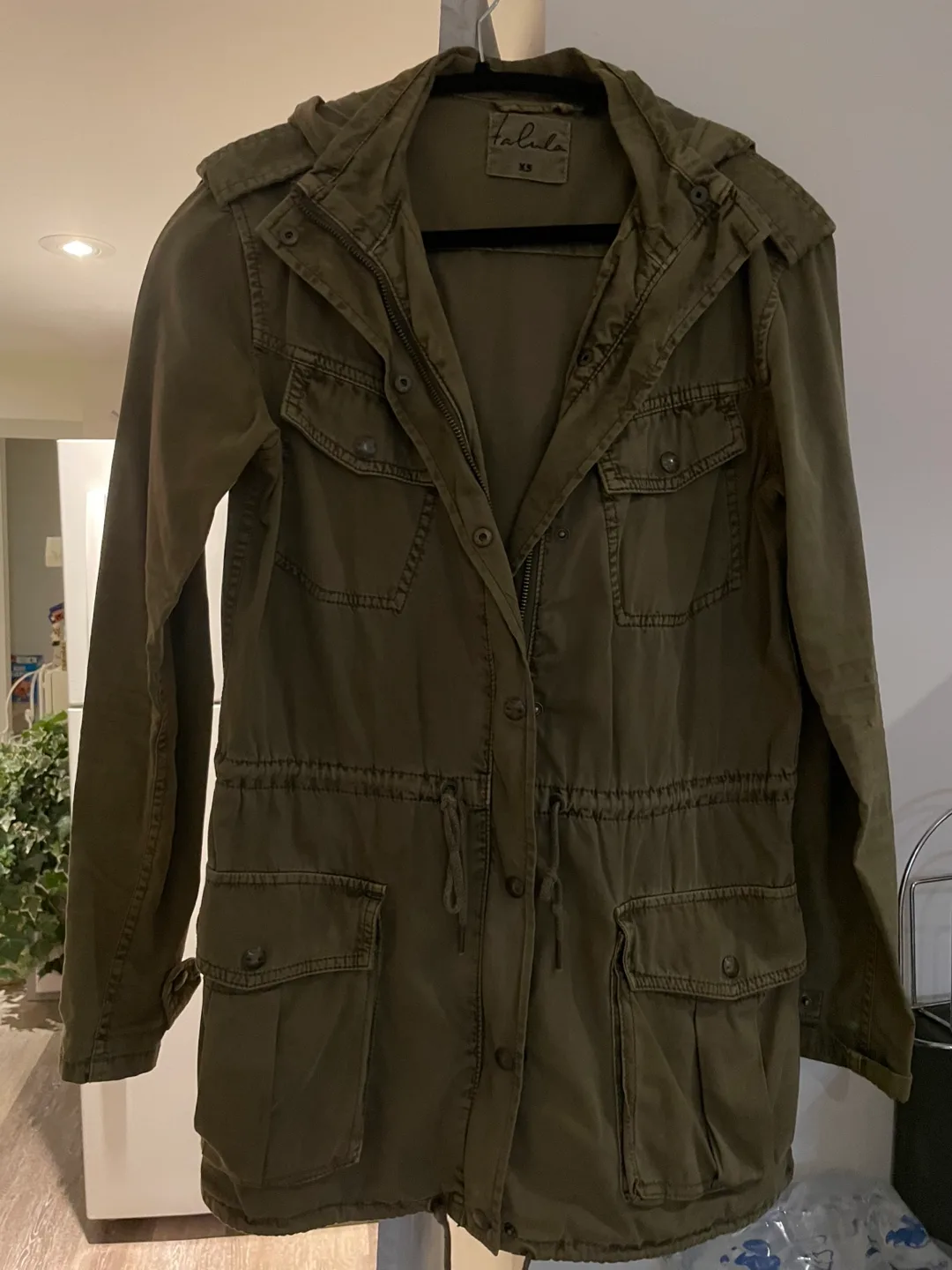 Talula Olive Green Jacket Size XS thumbnail
