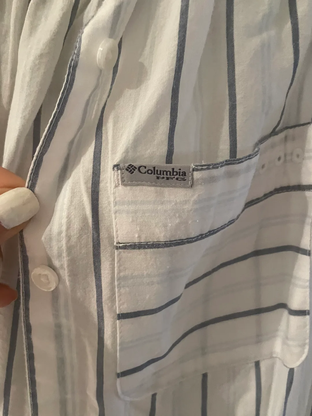 Columbia PFG Striped Sleeveless Shirt - Size S image indicator(3)