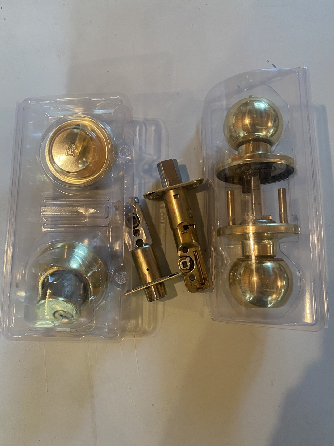 Brass Door Knob Set - photo 2