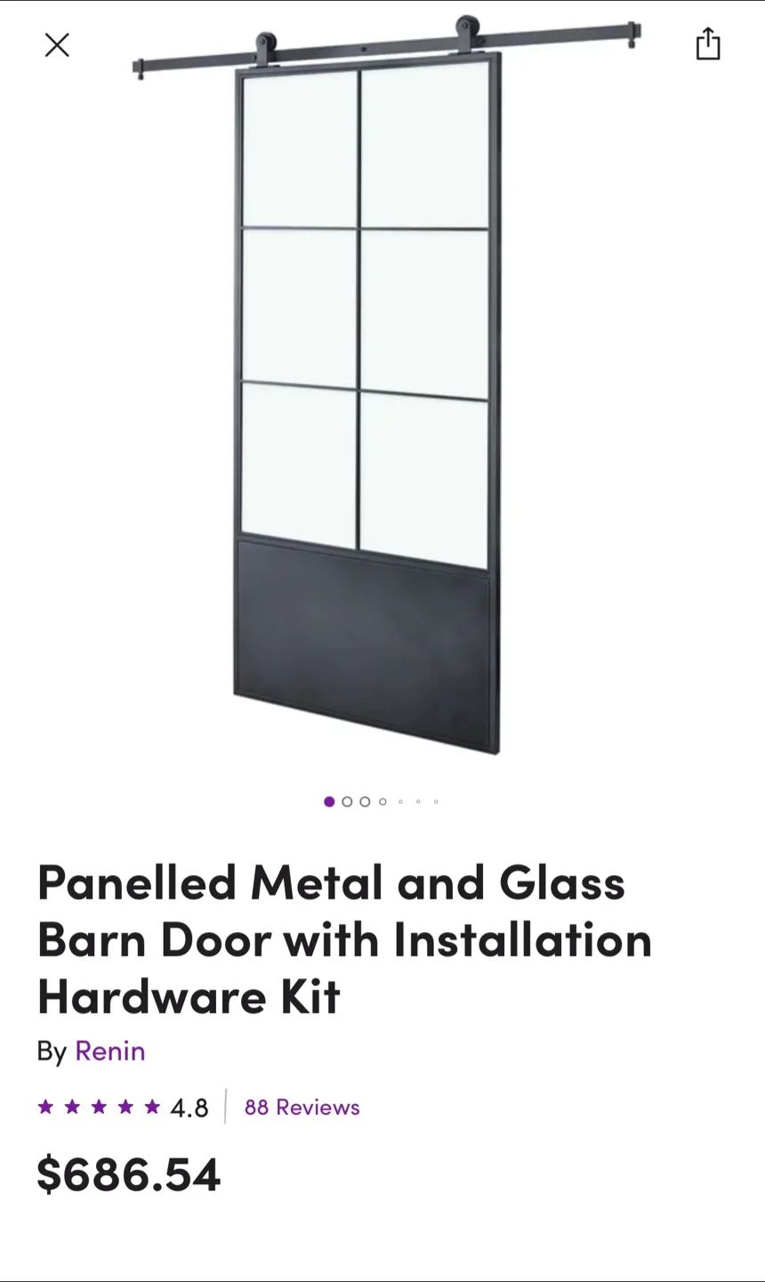 Barn Door Kit - Complete with Hardware thumbnail