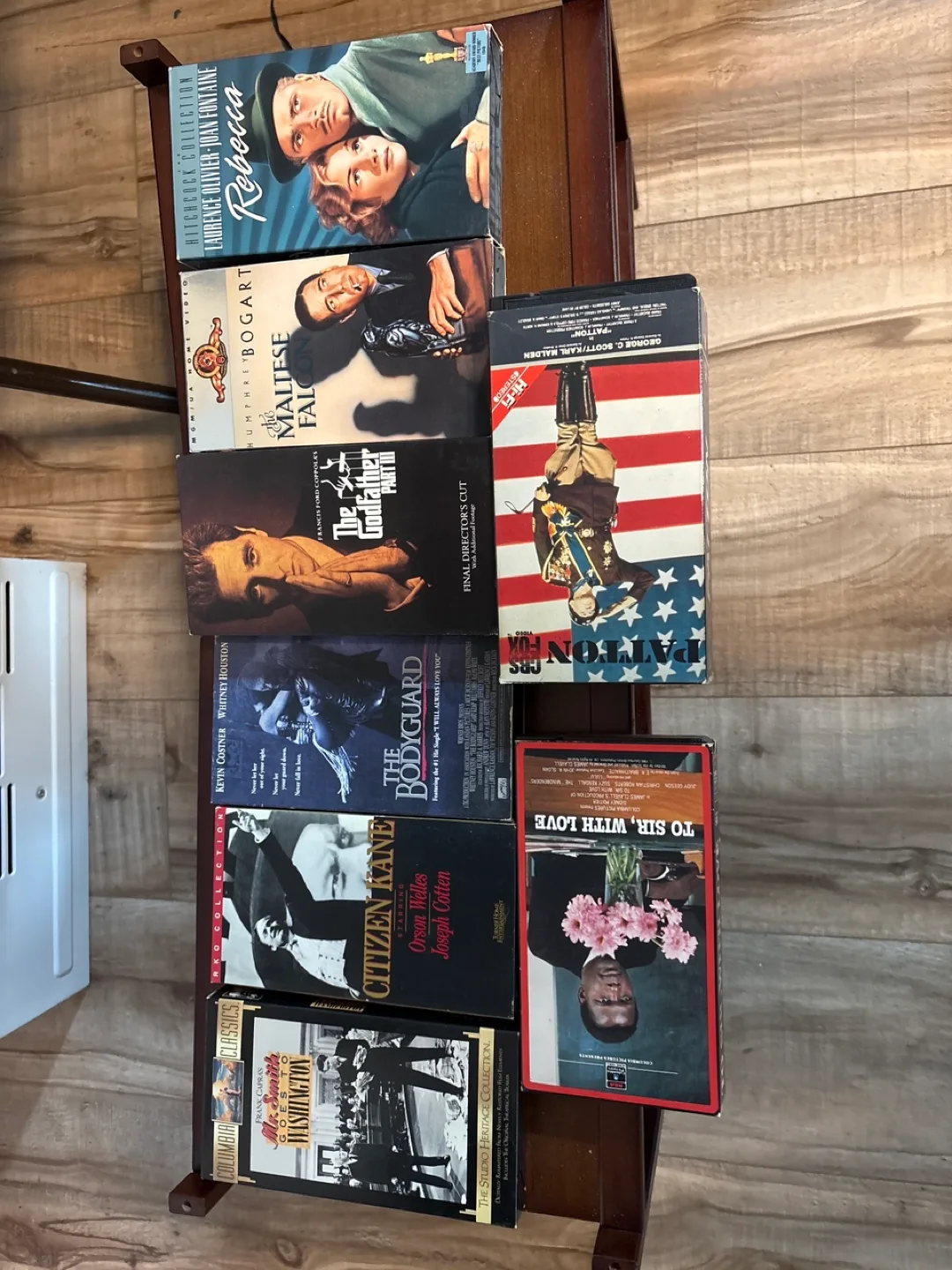 🧡VHS Tapes: Rebecca, Maltese Falcon, Godfather III, Patton, etc thumbnail