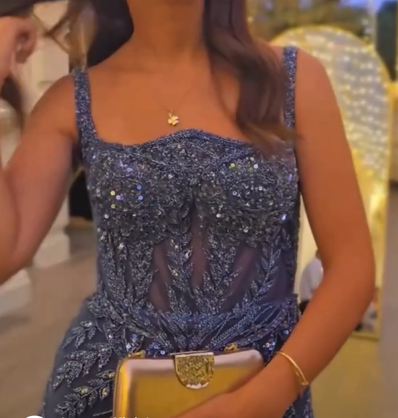 Blue Evening Gown