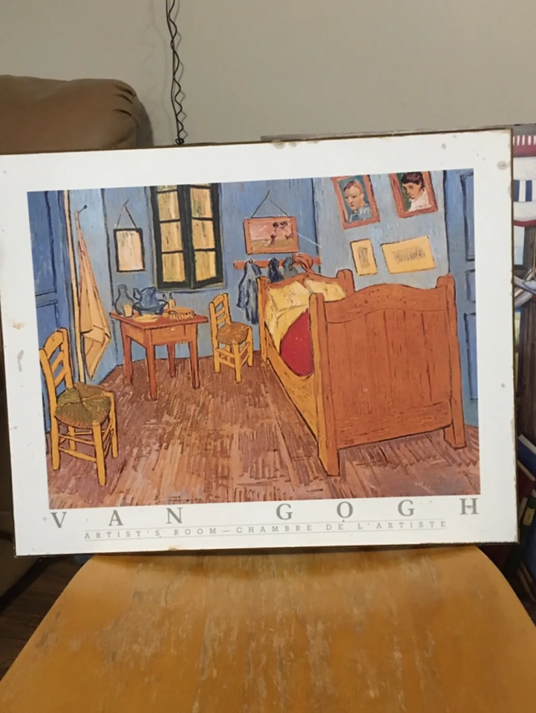 Van Gogh Artist's Room Print thumbnail