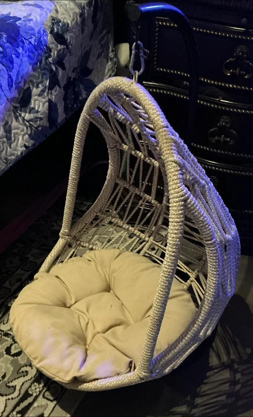 Pet Hanging Egg Chair with Stand image indicator(2)