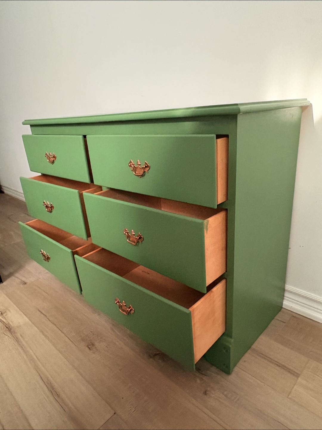Green 6-Drawer Dresser - photo 4