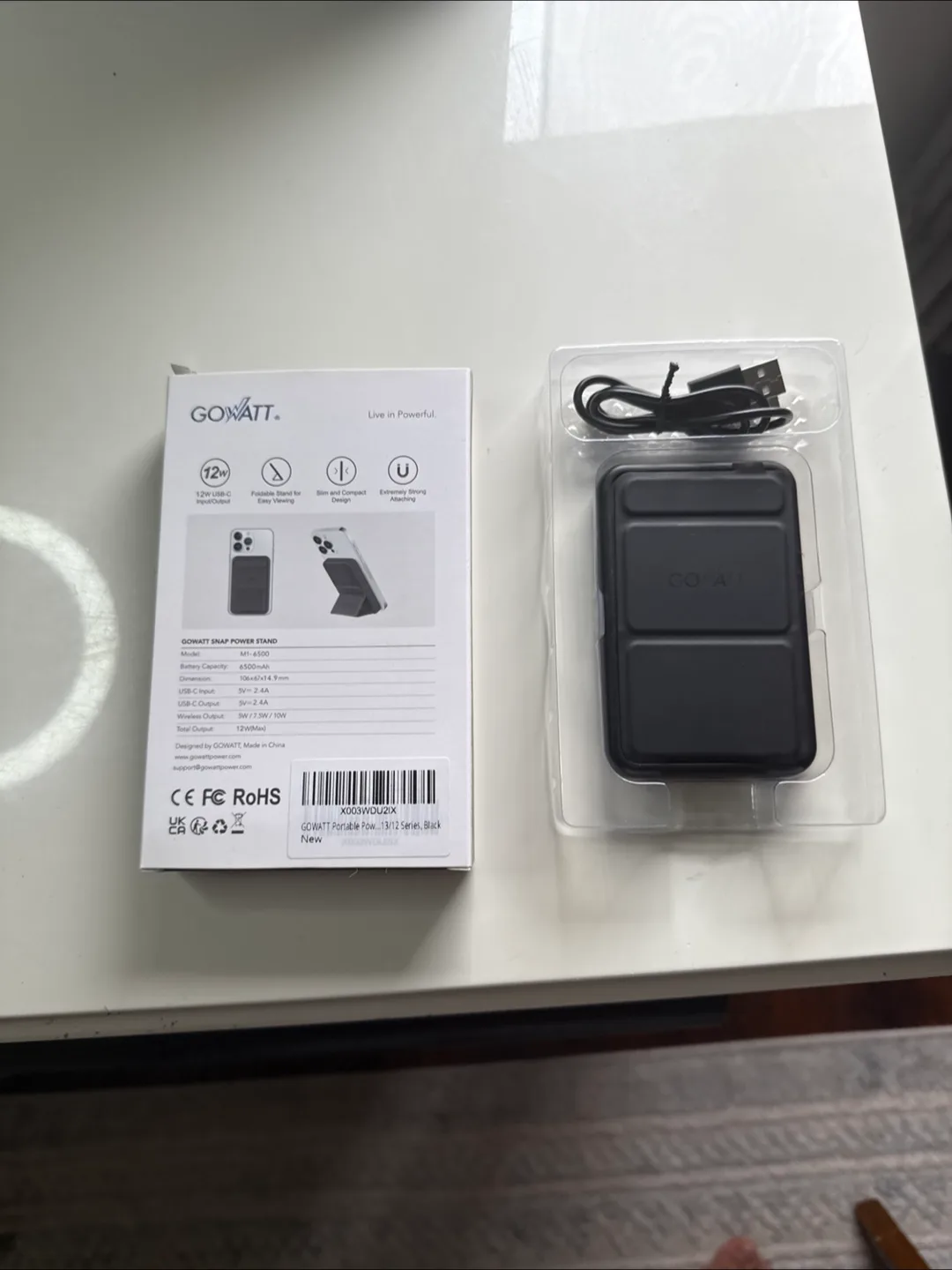 New GOATT Snap Power Stand 6500mAh image indicator(5)