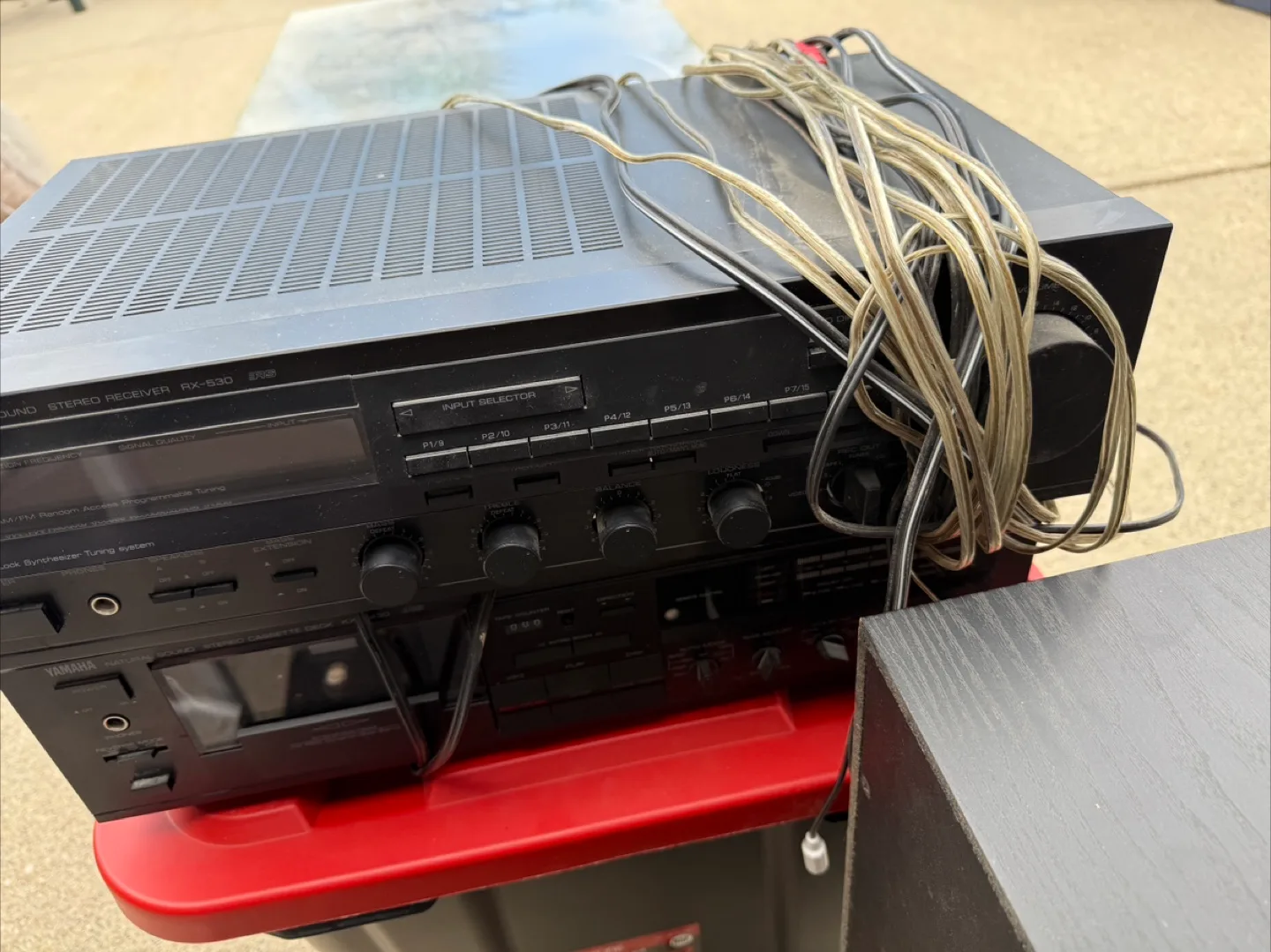 Yamaha RX-530 Receiver, Speakers, Turntable thumbnail