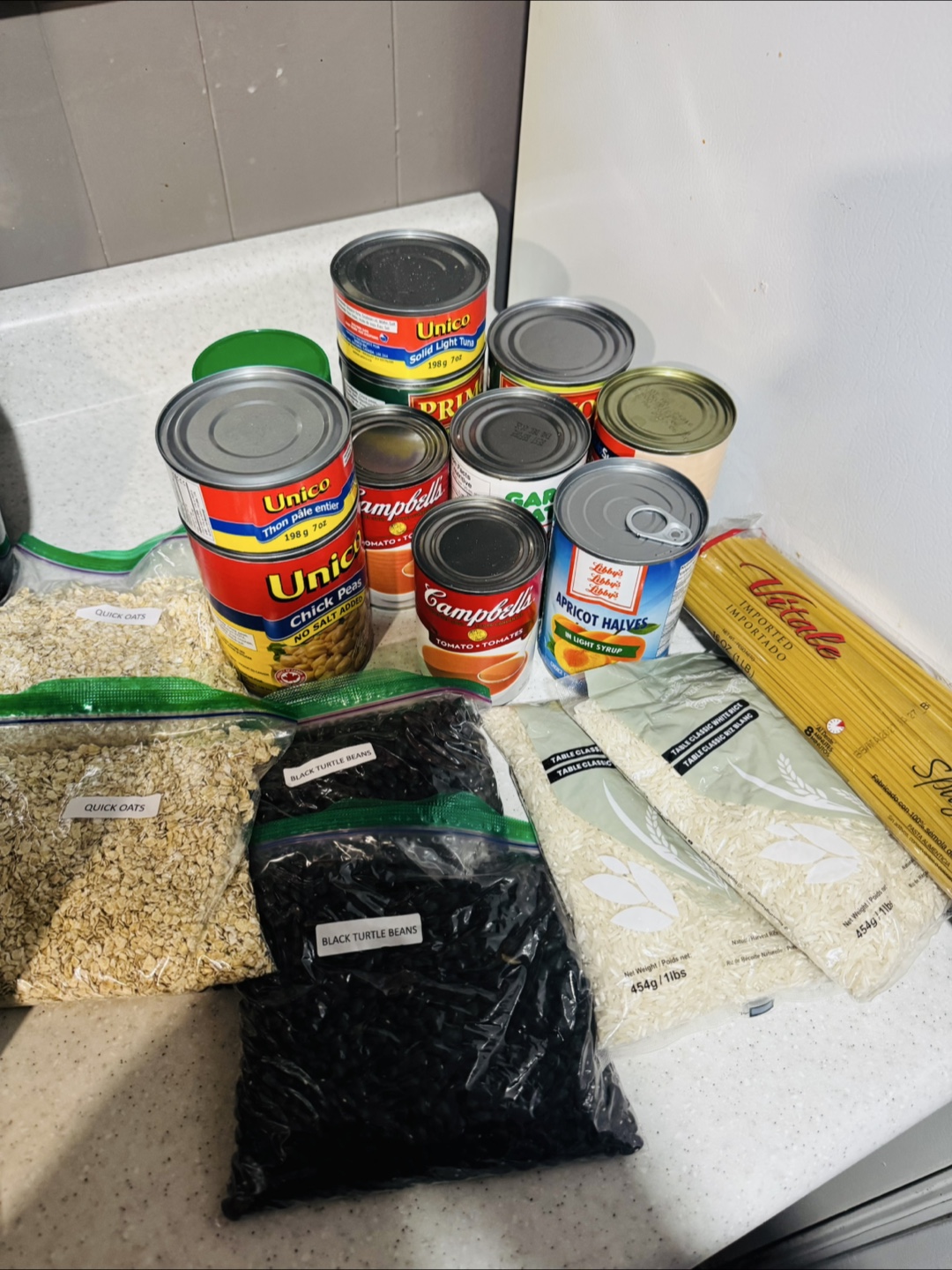 Free Pantry Staples: Canned Goods, Pasta, Grains