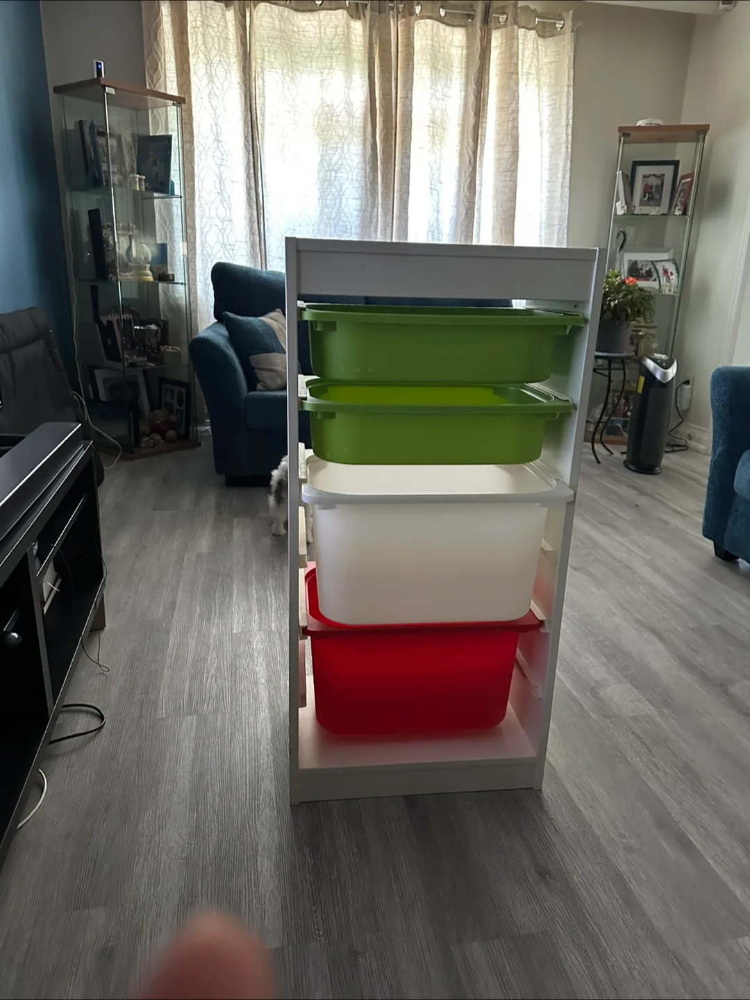 IKEA Trofast Storage Unit with Bins thumbnail