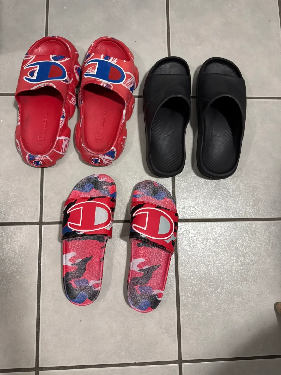 3 pairs of slides thumbnail