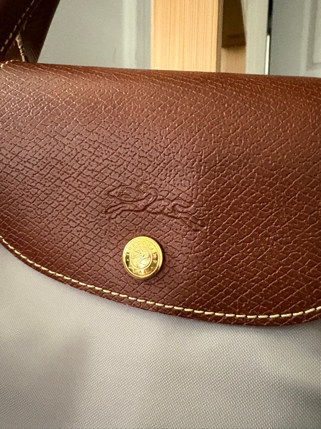 Longchamp Le Pliage Medium Tote Bag - Grey - photo 2