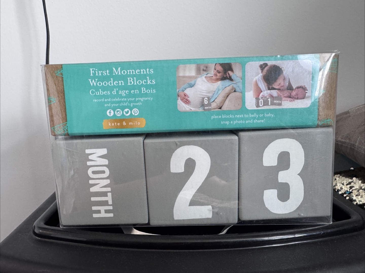 Kate & Milo First Moments Wooden Blocks - New