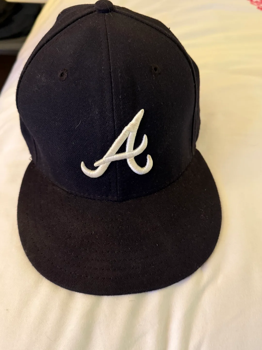 New Era Atlanta Braves 59FIFTY Fitted Hat - Size 7 1/2 thumbnail