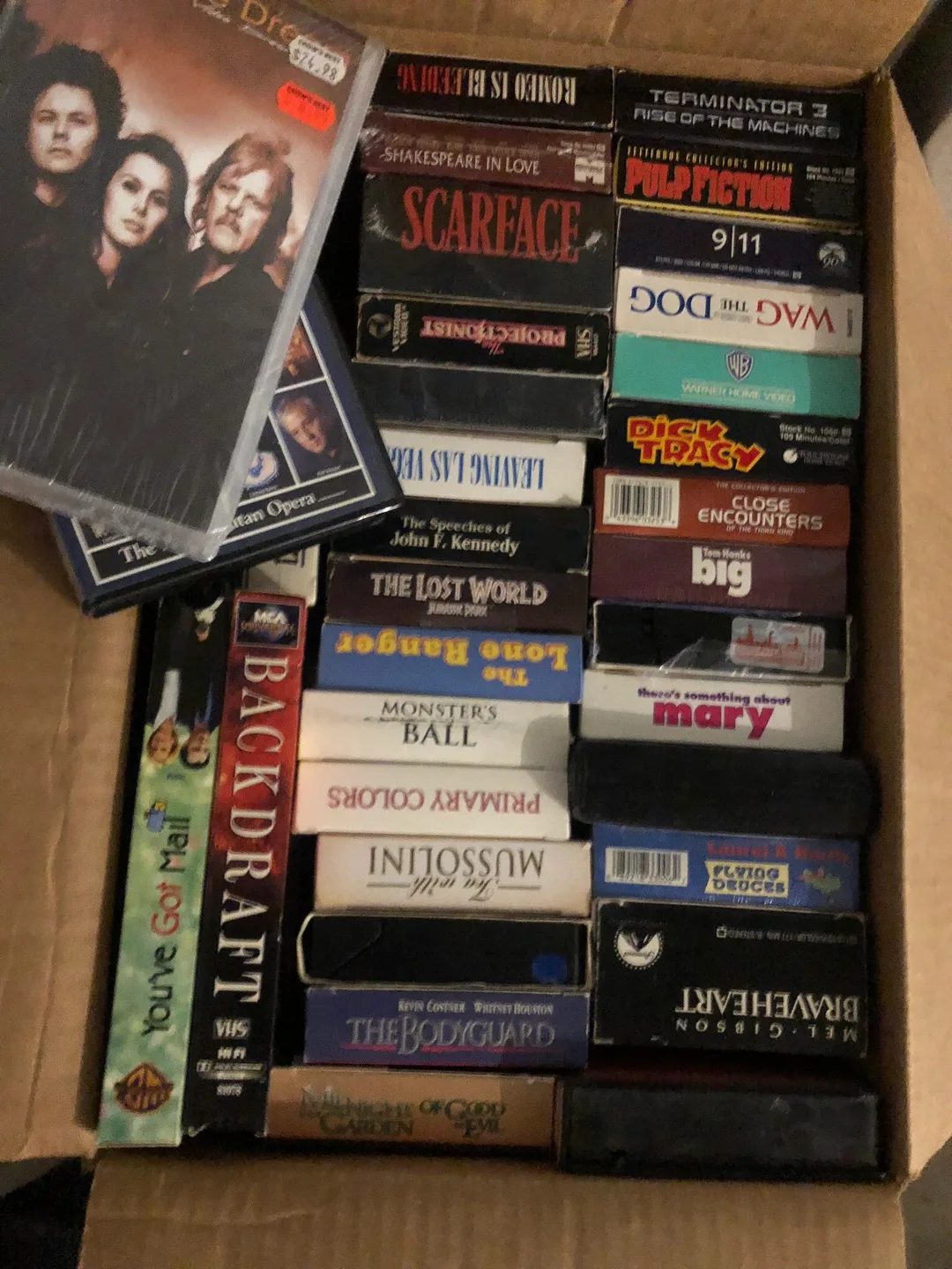 33 Crates of Music CDs, movie DVDs and VHS Tapes thumbnail