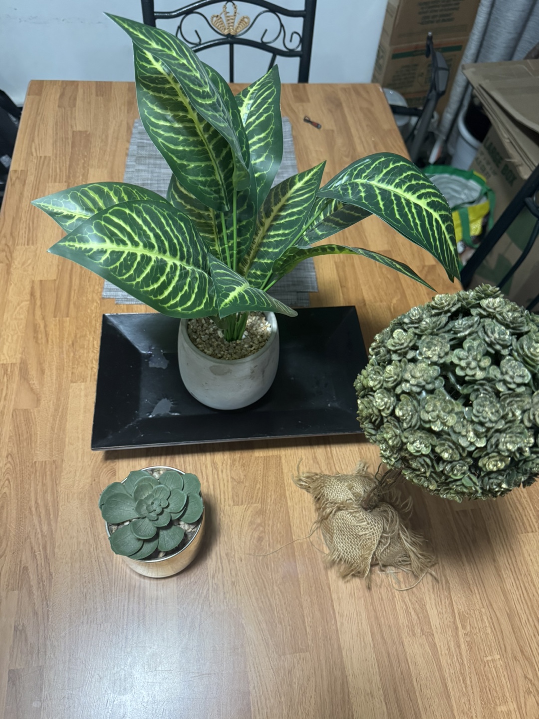 HomeSense Artificial Plants and others  - Set of 3