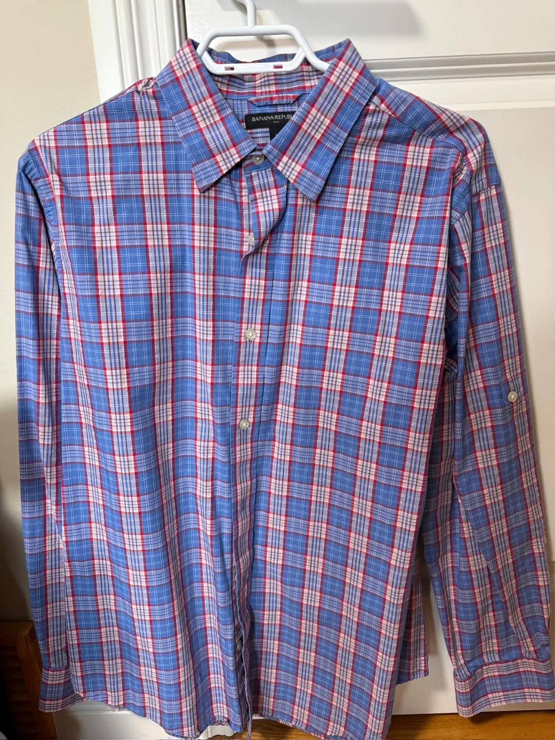 Banana Republic Plaid Button-Down Shirt thumbnail