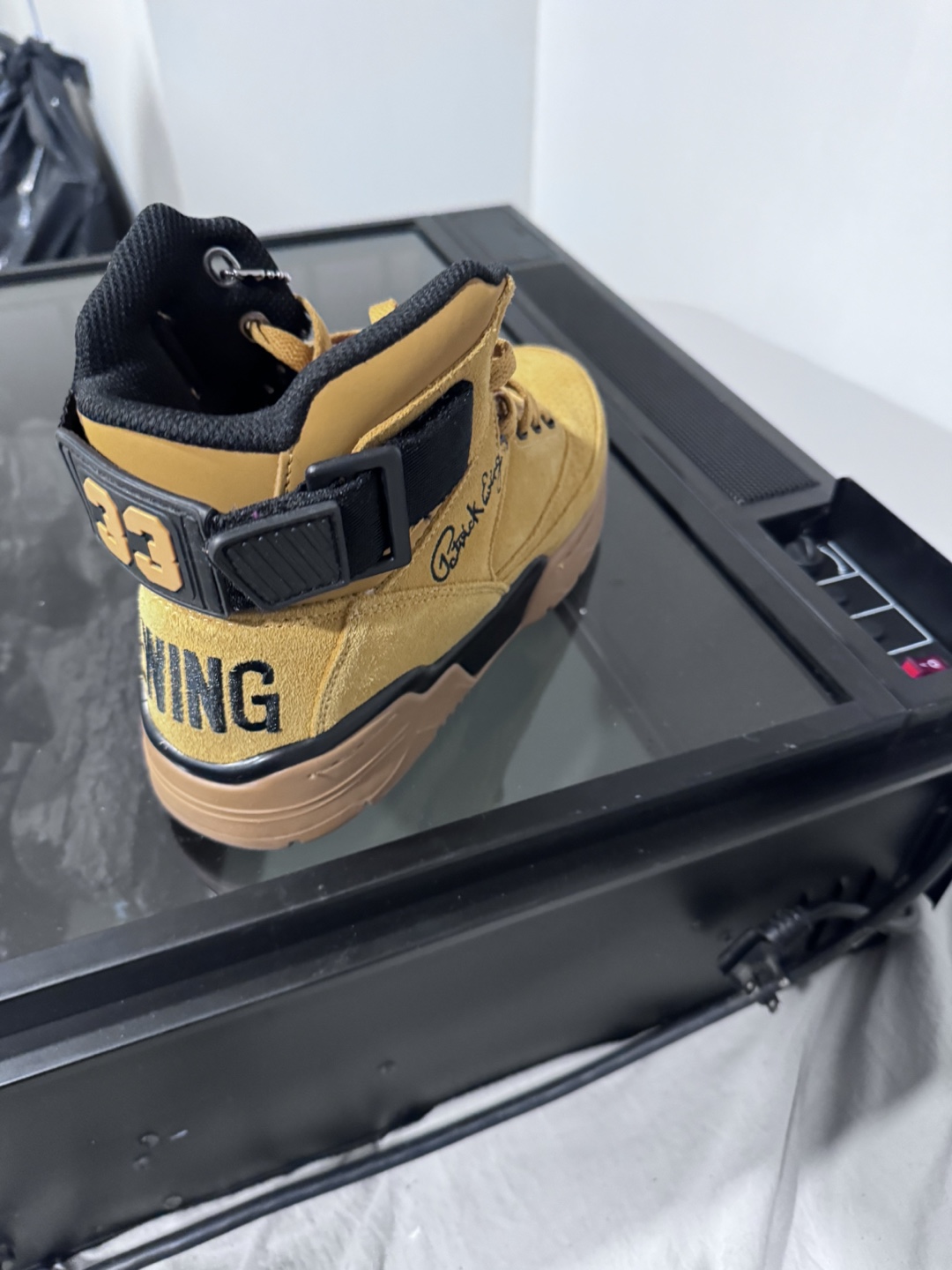 Ewing 33 Hi Mustard Suede Shoes - Men's 8.5
