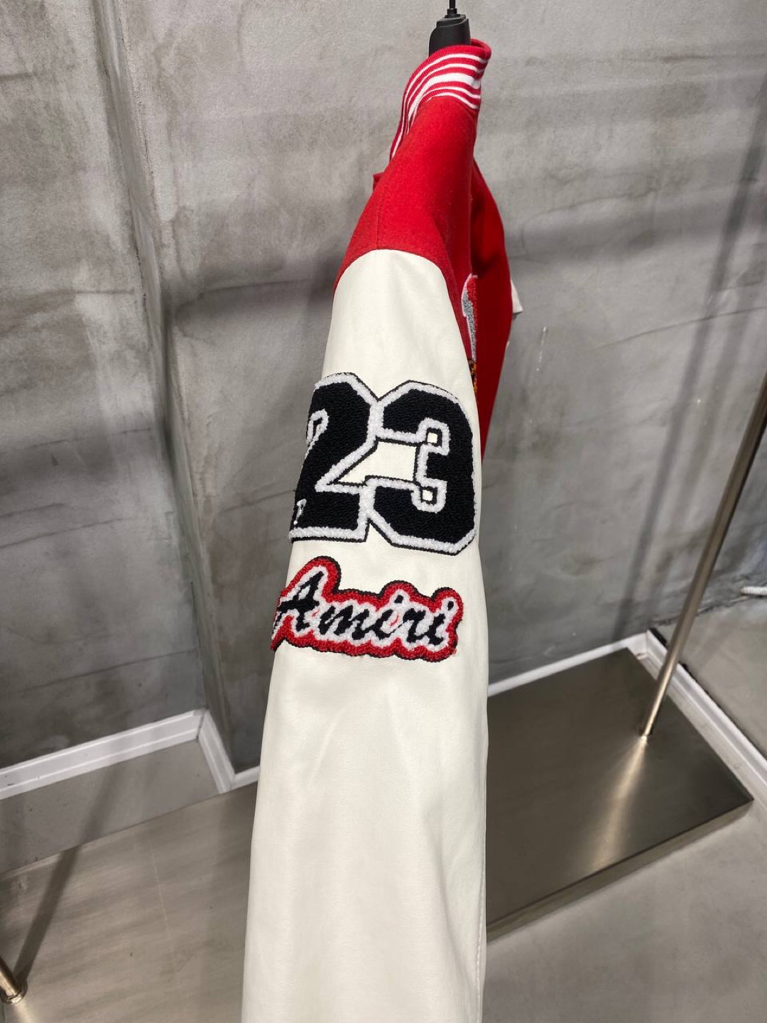 Amiri Varsity Jacket, Red & White - photo 4