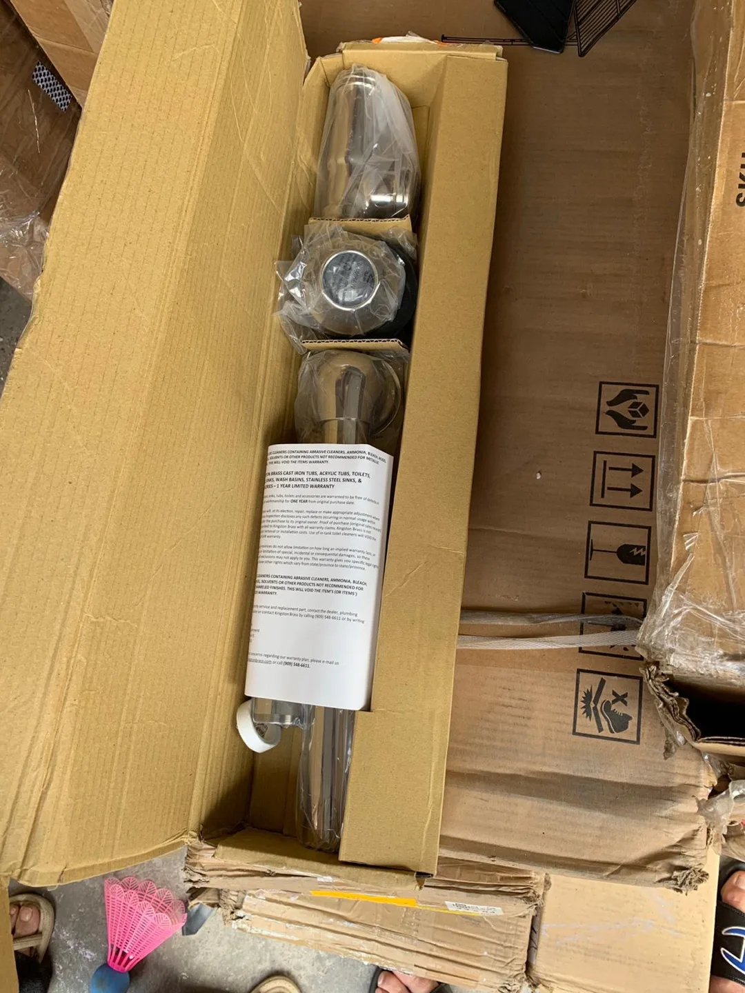 Kingston Brass Clawfoot Bathtub Drain - New in Box image indicator(3)