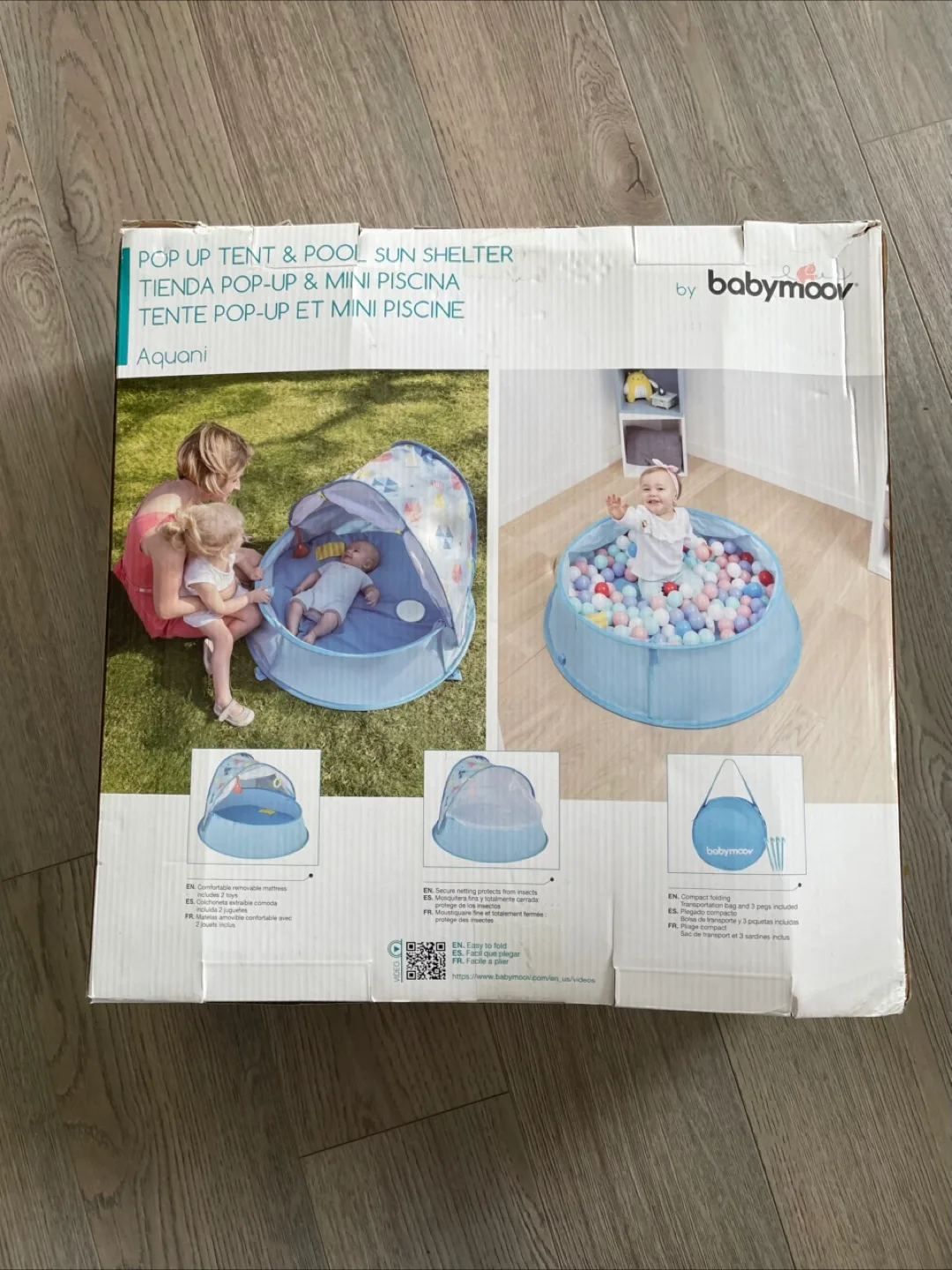 Babymoov Aquani Pop Up Tent & Pool Sun Shelter - NEW image indicator(2)