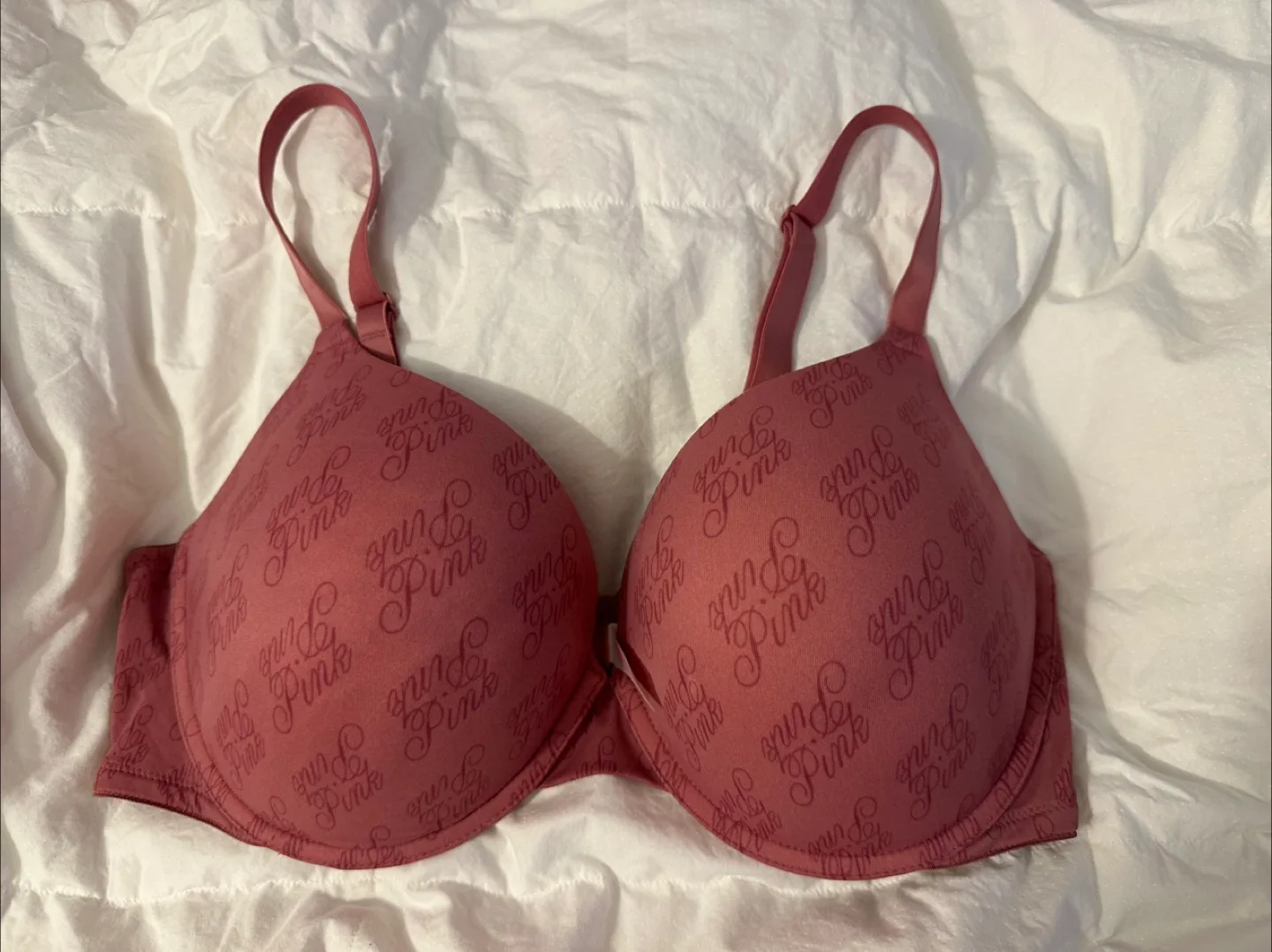 Victoria's Secret Pink Bra - Size 38D thumbnail