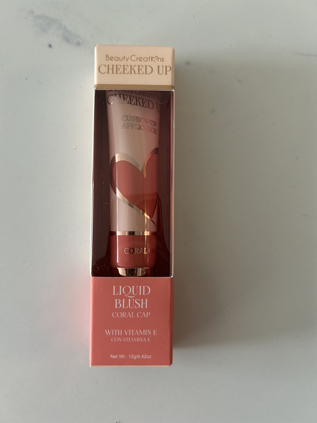(New) Beauty Creations Cheeked Up Liquid Blush - Coral Cap
